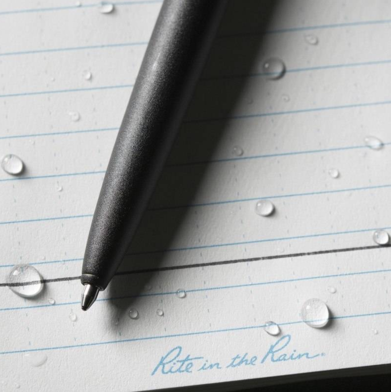 Blue Ink Tactical Clicker Pen No. 97B