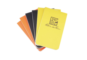 On-The-Go Notebooks  85 x 50mm (6pcs) (Black / Yellow / Orange)