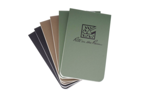 On-The-Go Notebooks  85 x 50mm (6pcs) (Black / Green / Tan)