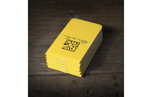 On-The-Go Notebooks  85 x 50mm (6pcs) (Black / Green / Tan)