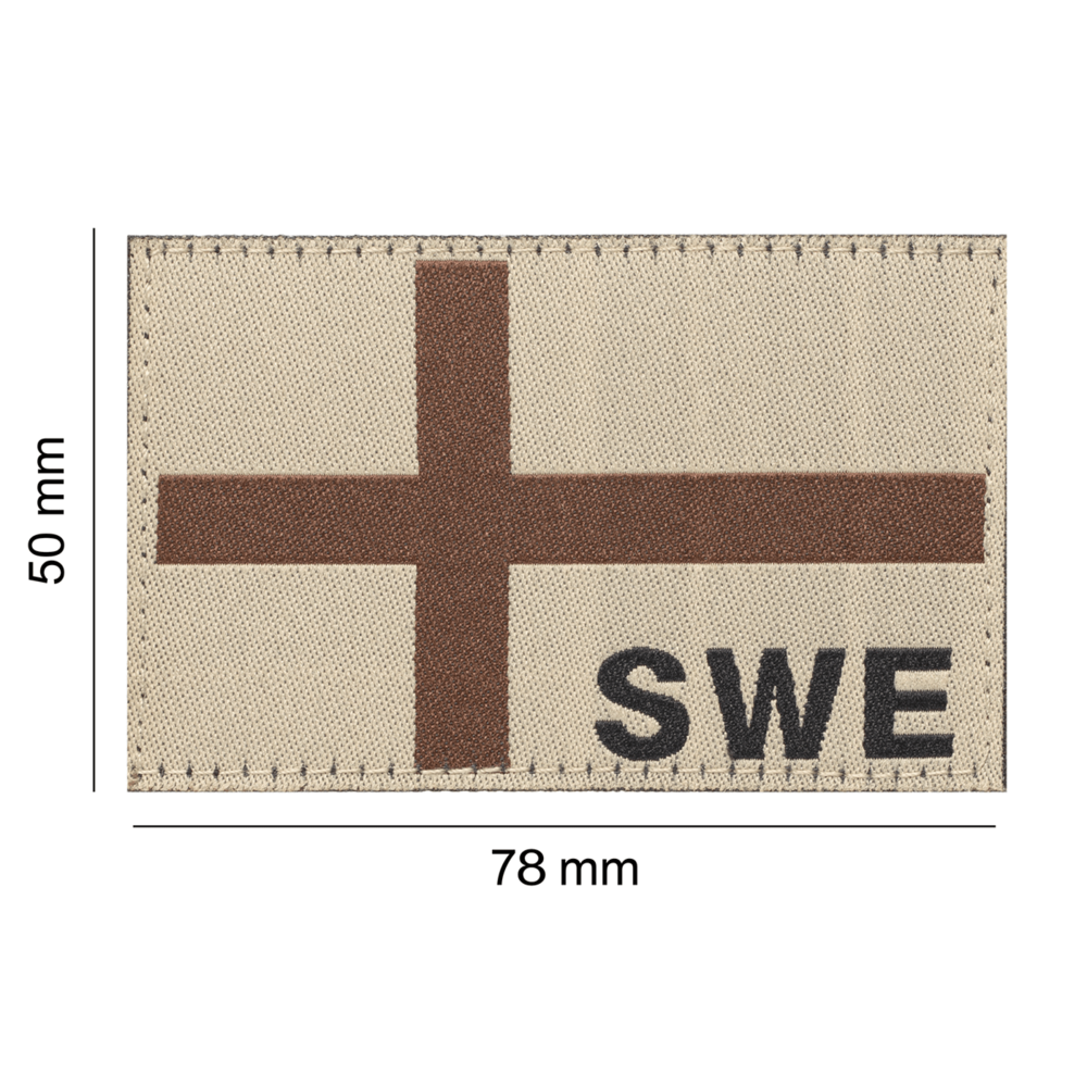 Sweden Flag Patch (Desert)