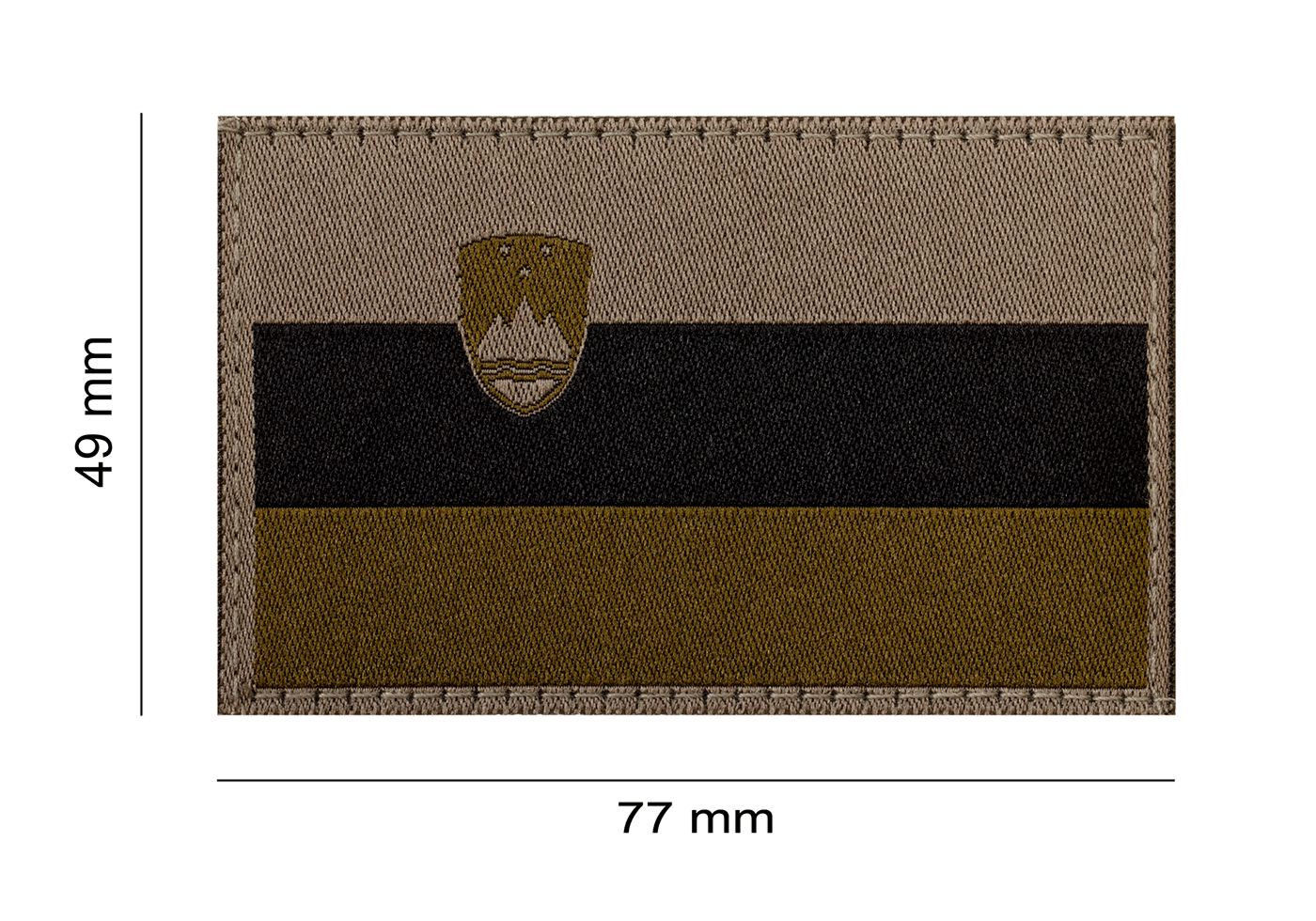 Slovenia Flag Patch (RAL7013)