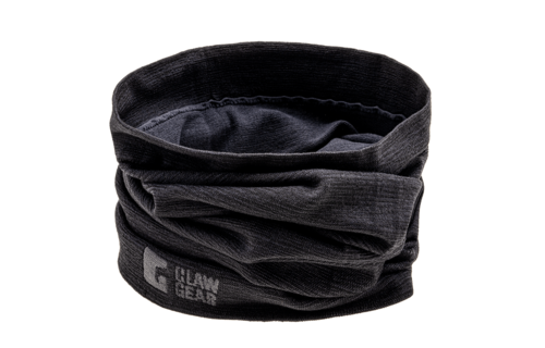 Merino Seamless Neck Gaiter Long (Black)