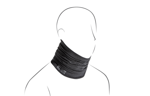 Merino Seamless Neck Gaiter Long (Black)