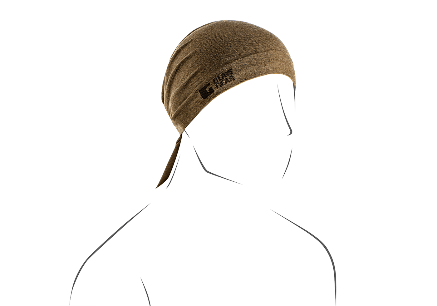 Merino Seamless Neck Gaiter Long (Stonegrey Olive)
