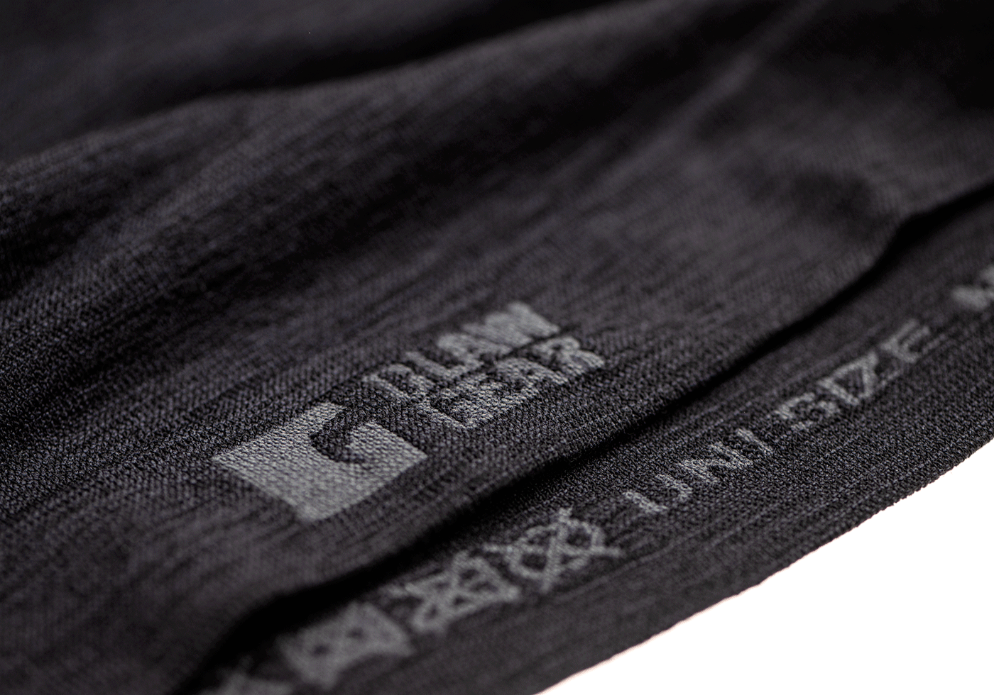 Merino Seamless Neck Gaiter (Black)