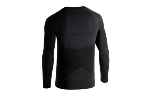 Merino Seamless Shirt LS (Black)