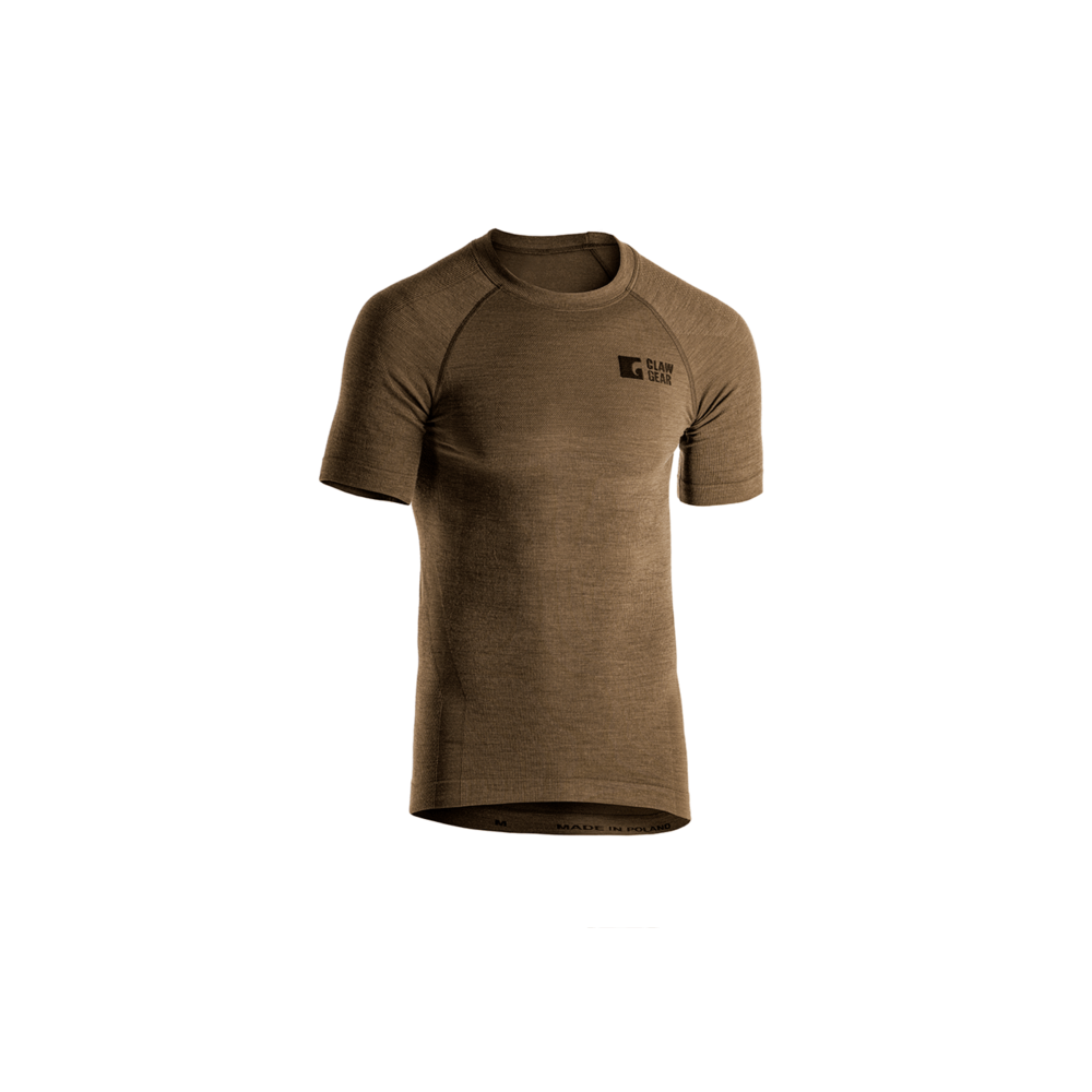 Merino Seamless Shirt SS (Stonegrey Olive)