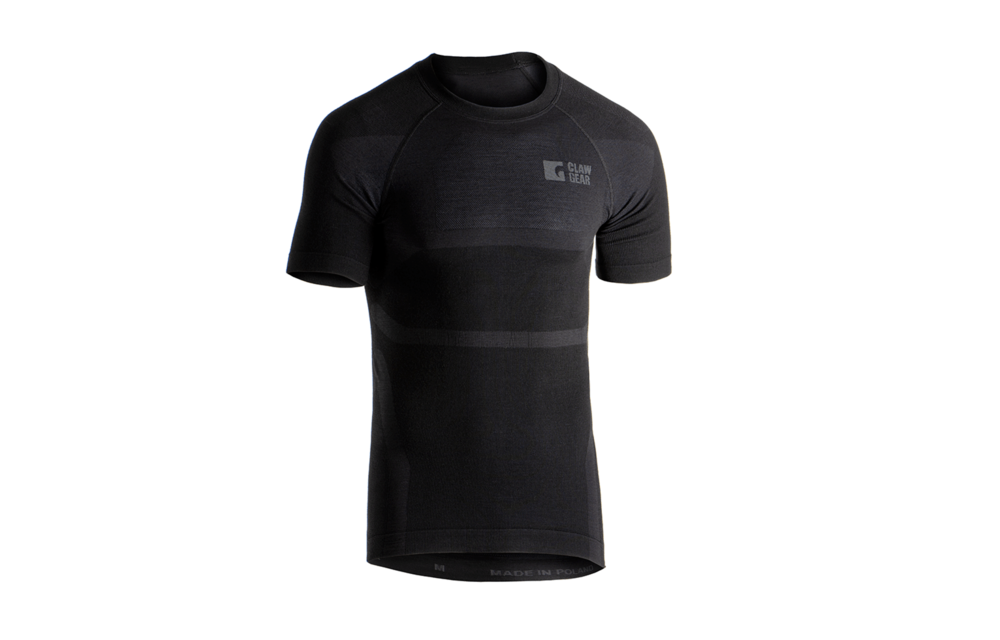 Merino Seamless Shirt SS (Black)
