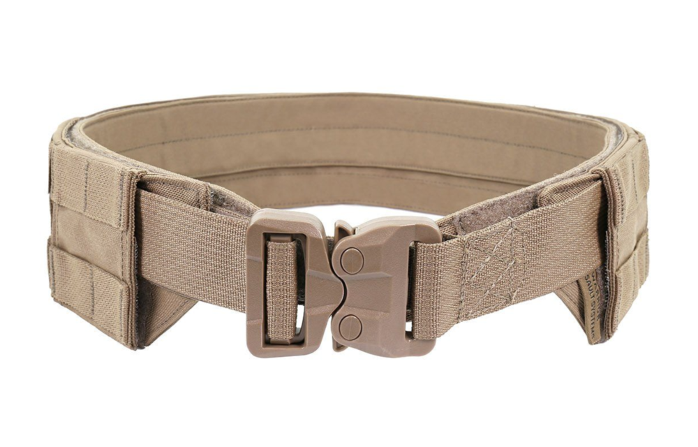 Low Profile MOLLE Belt with Cobra Belt (Coyote Tan)