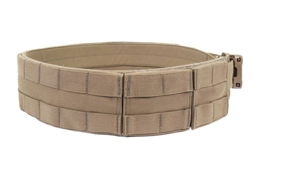 Low Profile MOLLE Belt with Cobra Belt (Coyote Tan)