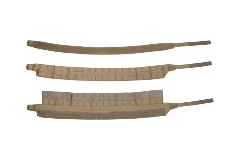 Low Profile MOLLE Belt with Cobra Belt (Coyote Tan)