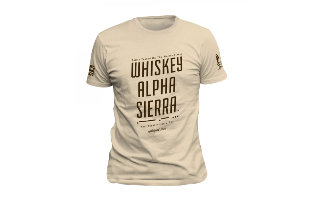 Whiskey Alpha Sierra T-Shirt (Coyote Tan)