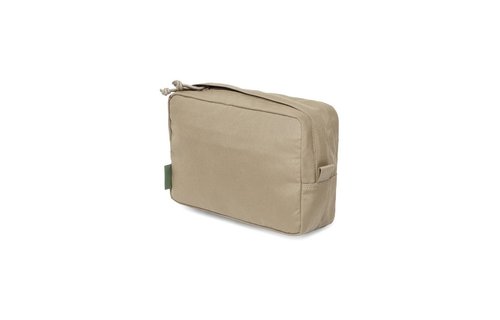Large Horizontal MOLLE Pouch Zipped (Coyote Tan)
