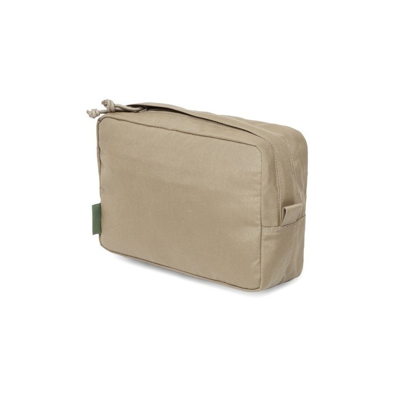 Large Horizontal MOLLE Pouch Zipped (Coyote Tan)