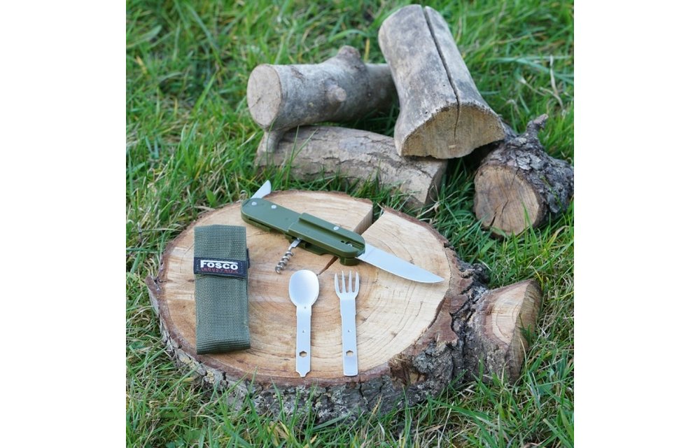 Cutlery Chow Kit Folding (Green)