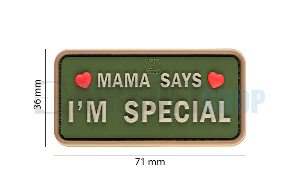 Mama Says I'm Special Patch (Green)