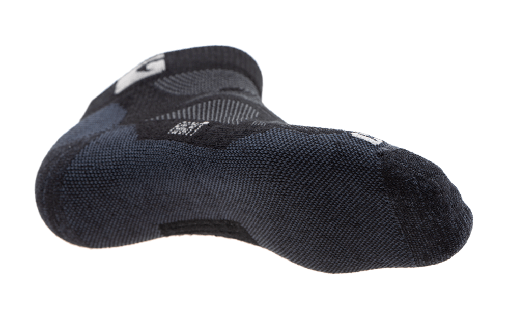 Merino Low Cut Ankle Socks (Black)