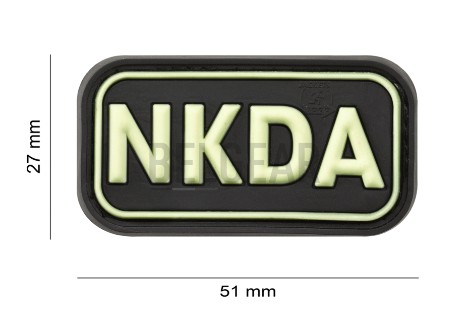 NKDA PVC Patch (Glow In The Dark)