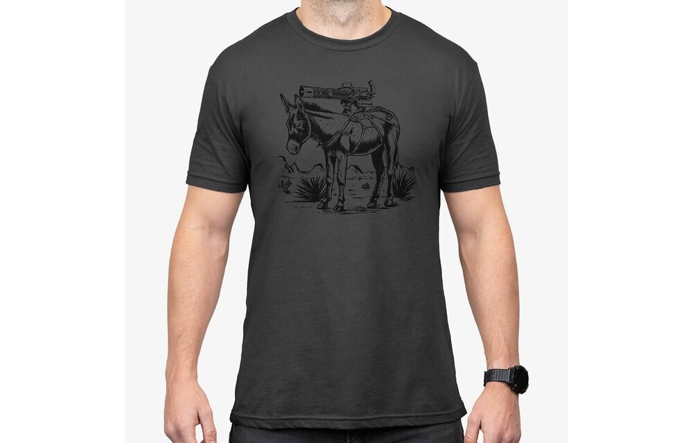 Burro Cotton T-Shirt (Grey)