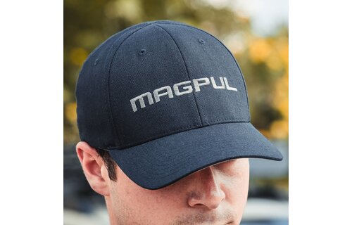 Wordmark Stretch Fit Cap (Grey)