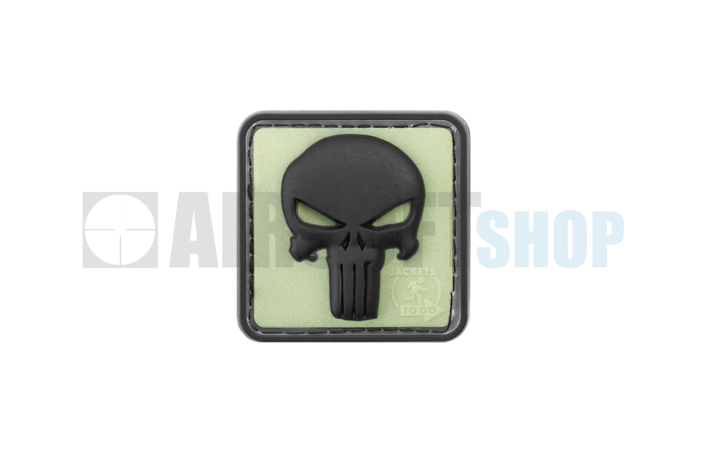 Punisher Rubber Patch (Glow Back)