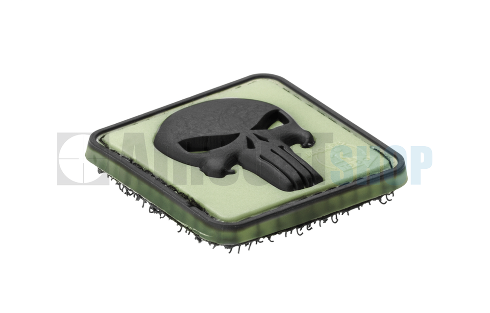 Punisher Rubber Patch (Glow Back)