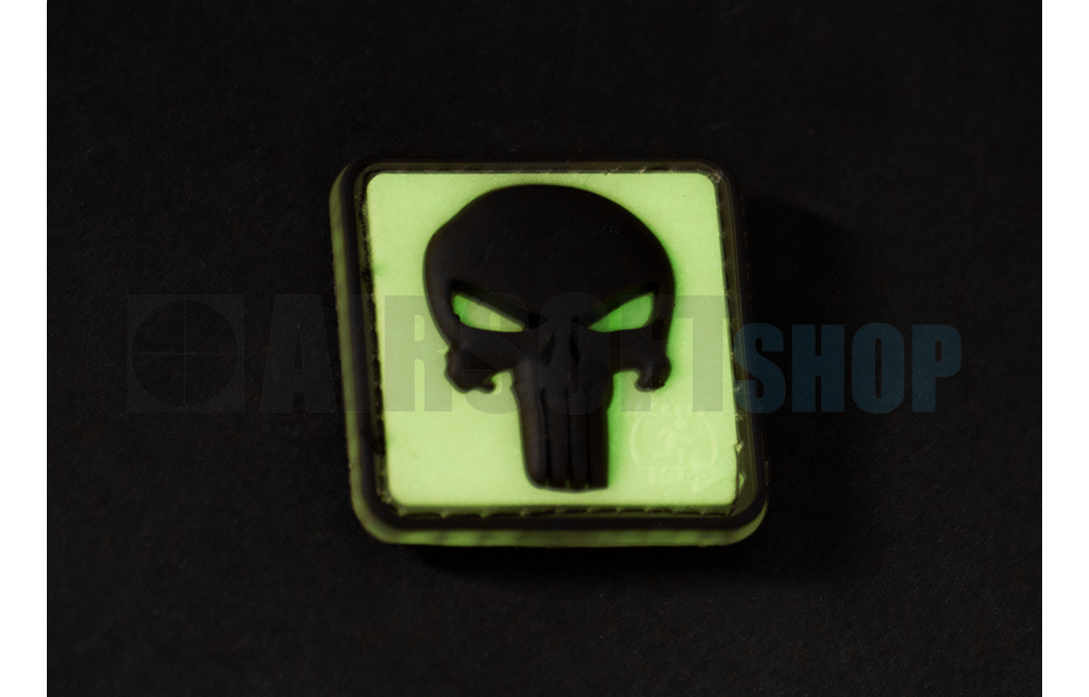 Punisher Rubber Patch (Glow Back)