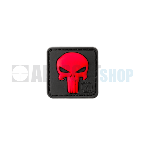 The INFIDEL Punisher PVC patch Blackmedic (Black/Red) - JTG