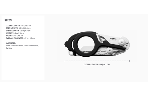 Raptor Rescue Shears + Holster (Tan)