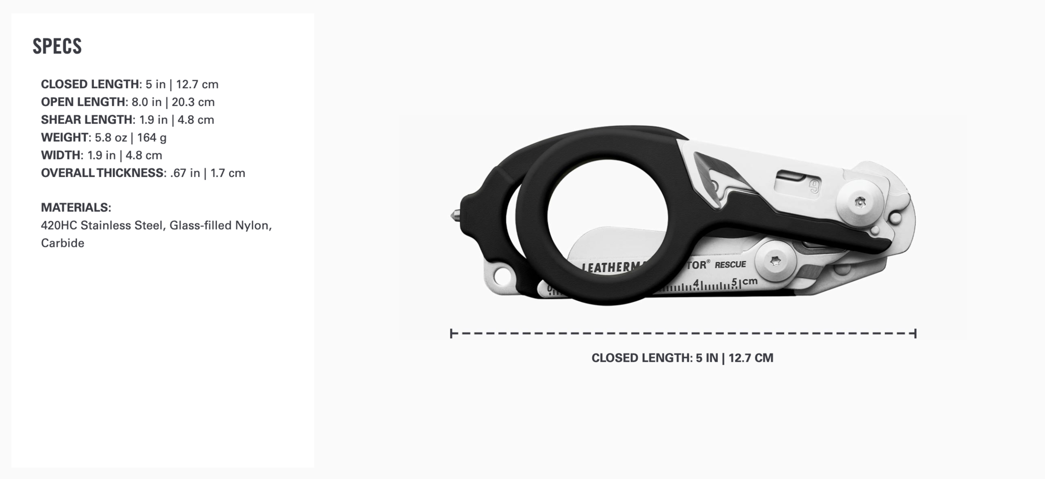 Raptor Rescue Shears + Holster (Tan)