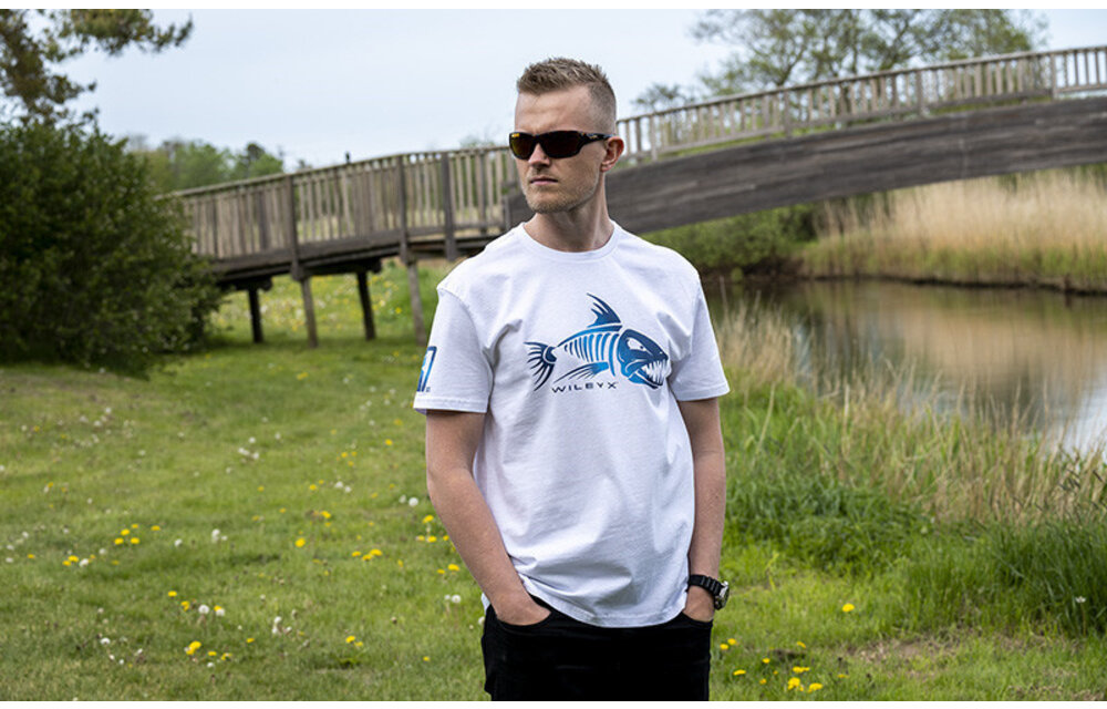 Skeleton Fish T-Shirt (White)