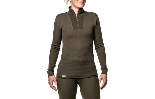 Zip Turtleneck 200 Baselayer Shirt (Pine Green)