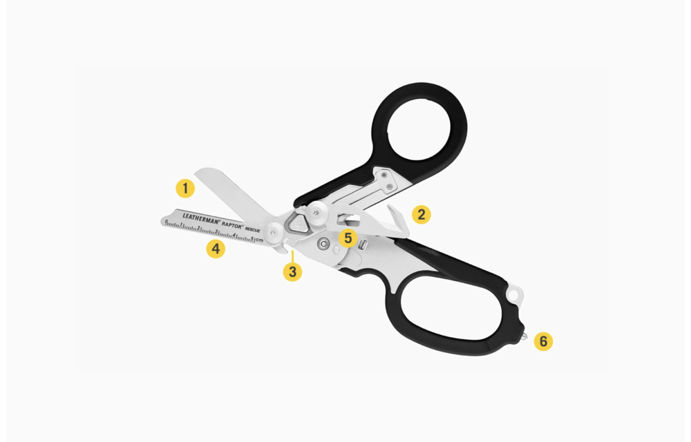 Raptor Rescue Shears + Holster (Black)
