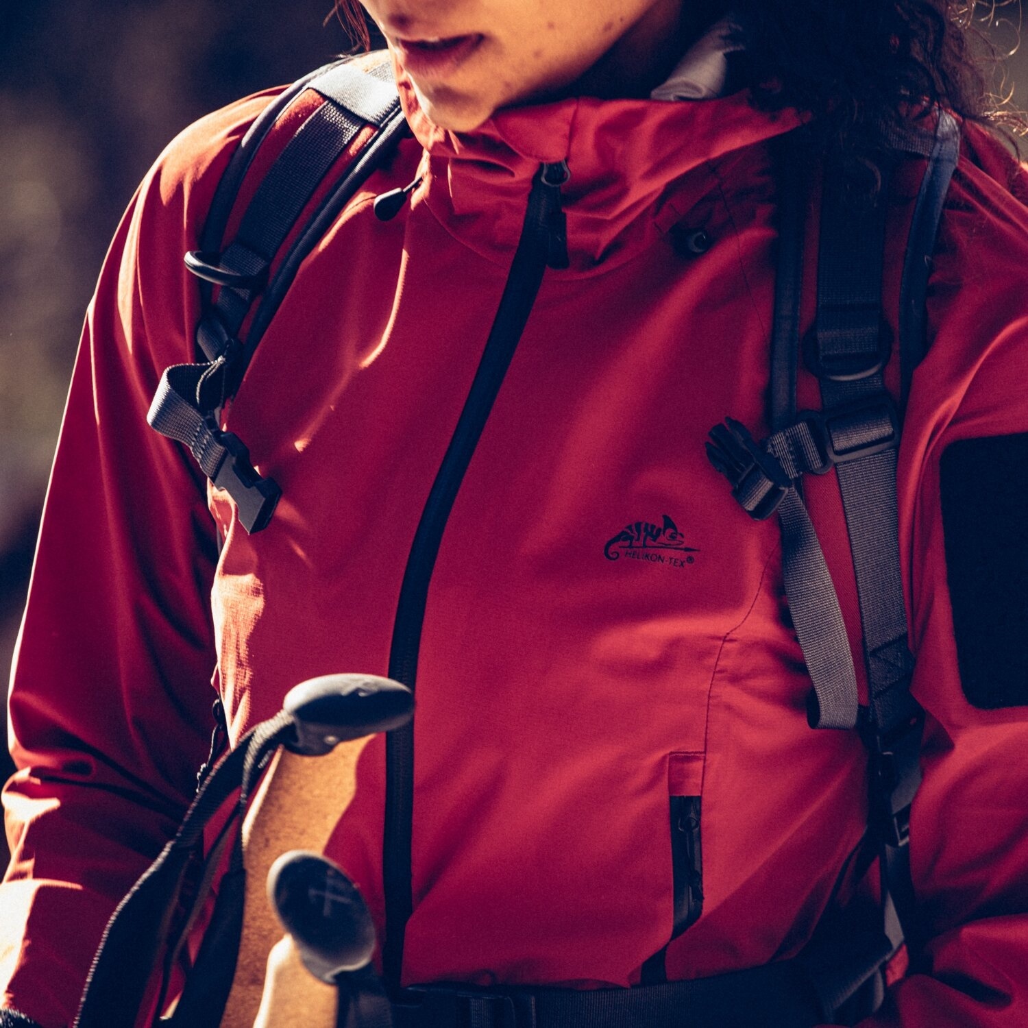 Squall Women's Hardshell Jacket (Crimson Sky)