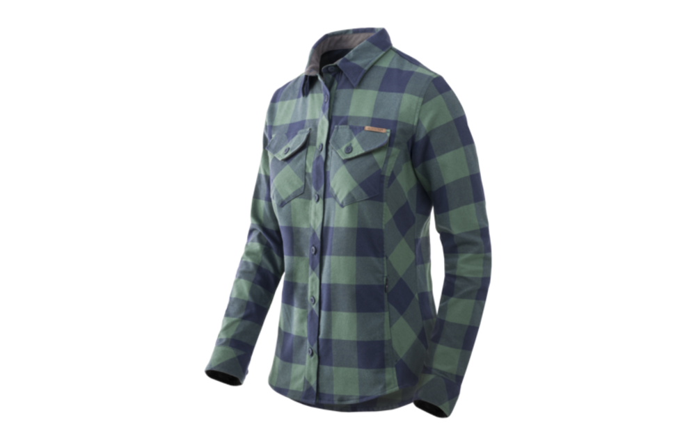 Marigold Women's Shirt (Moss Green Checkered)