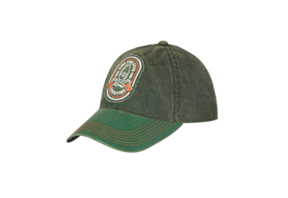Shooting Time Snapback Cap (Dirty Washed Dark Green / Dirty Washed Kelly Green)