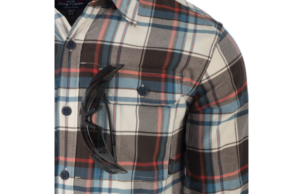 GreyMan Shirt (Coral Crimson Checkered)