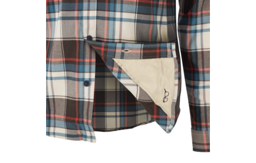 GreyMan Shirt (Coral Crimson Checkered)