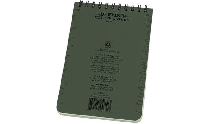 All Weather Notebook No. 946 (Olive)