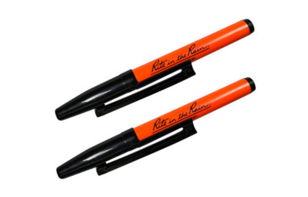 Belt-Clip Pen Orange 2pcs OR91