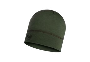 Merino Wool Hat Beanie (Olive)