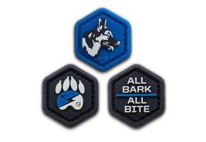 K9 Hex Patch (Blue)
