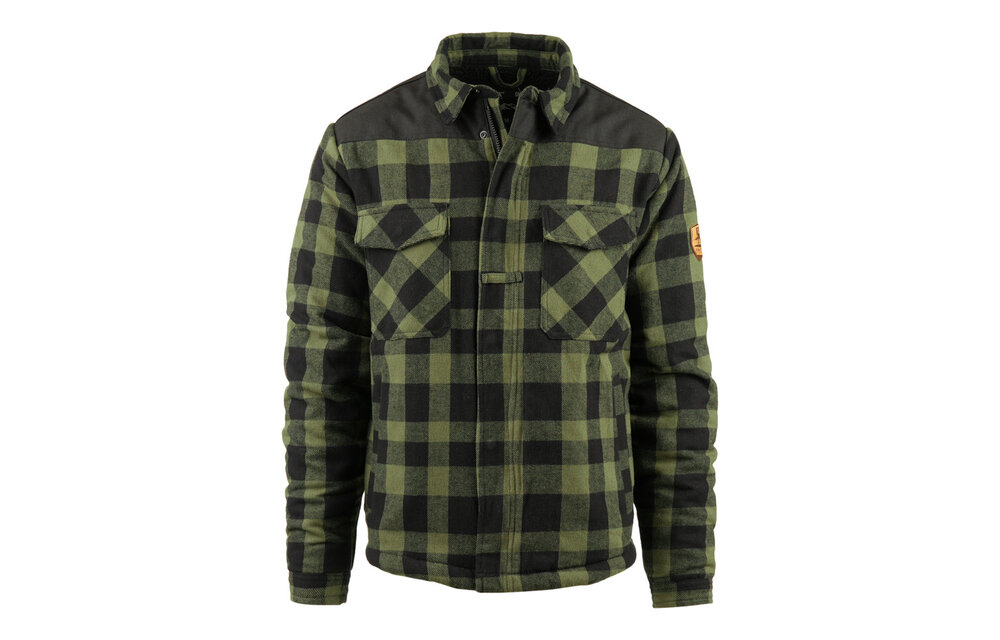 Lumberjack Sherpa Jacket (Black/Olive)