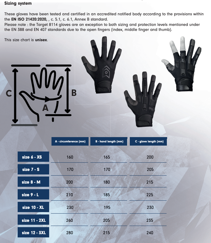 Target 5505B Polar Winter Gloves (Coyote)
