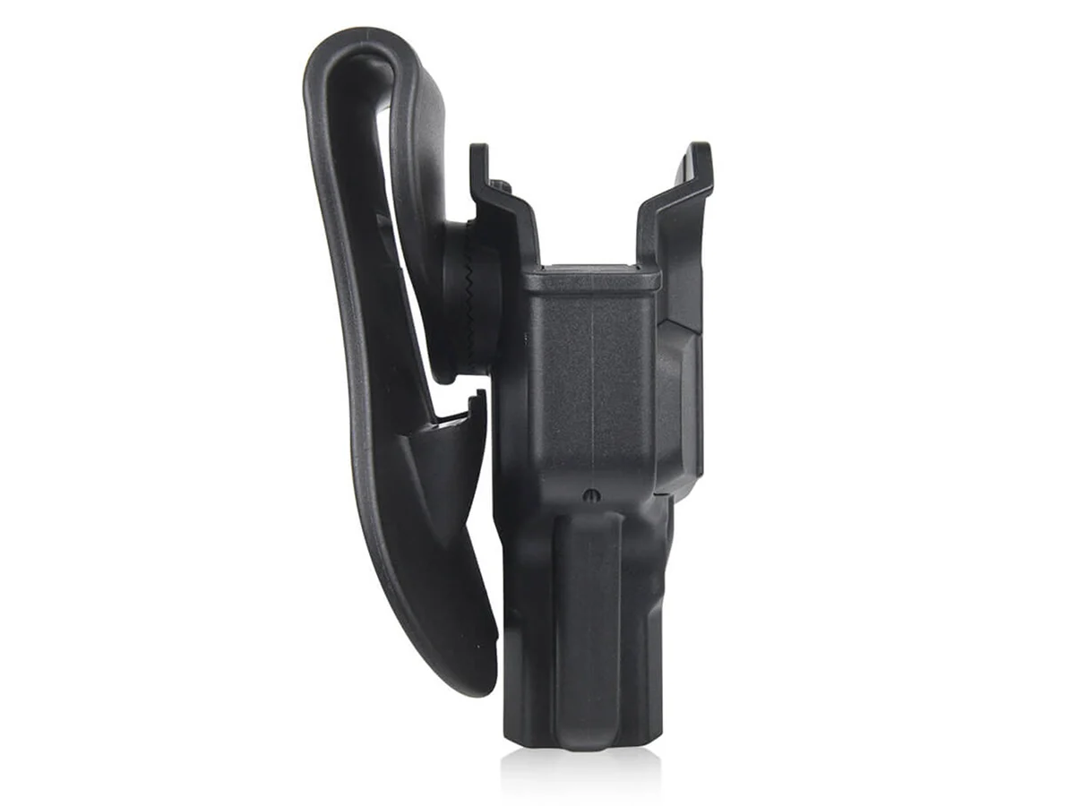 Mega Fit Universal Holster Pistol + Light (Right) (Black)