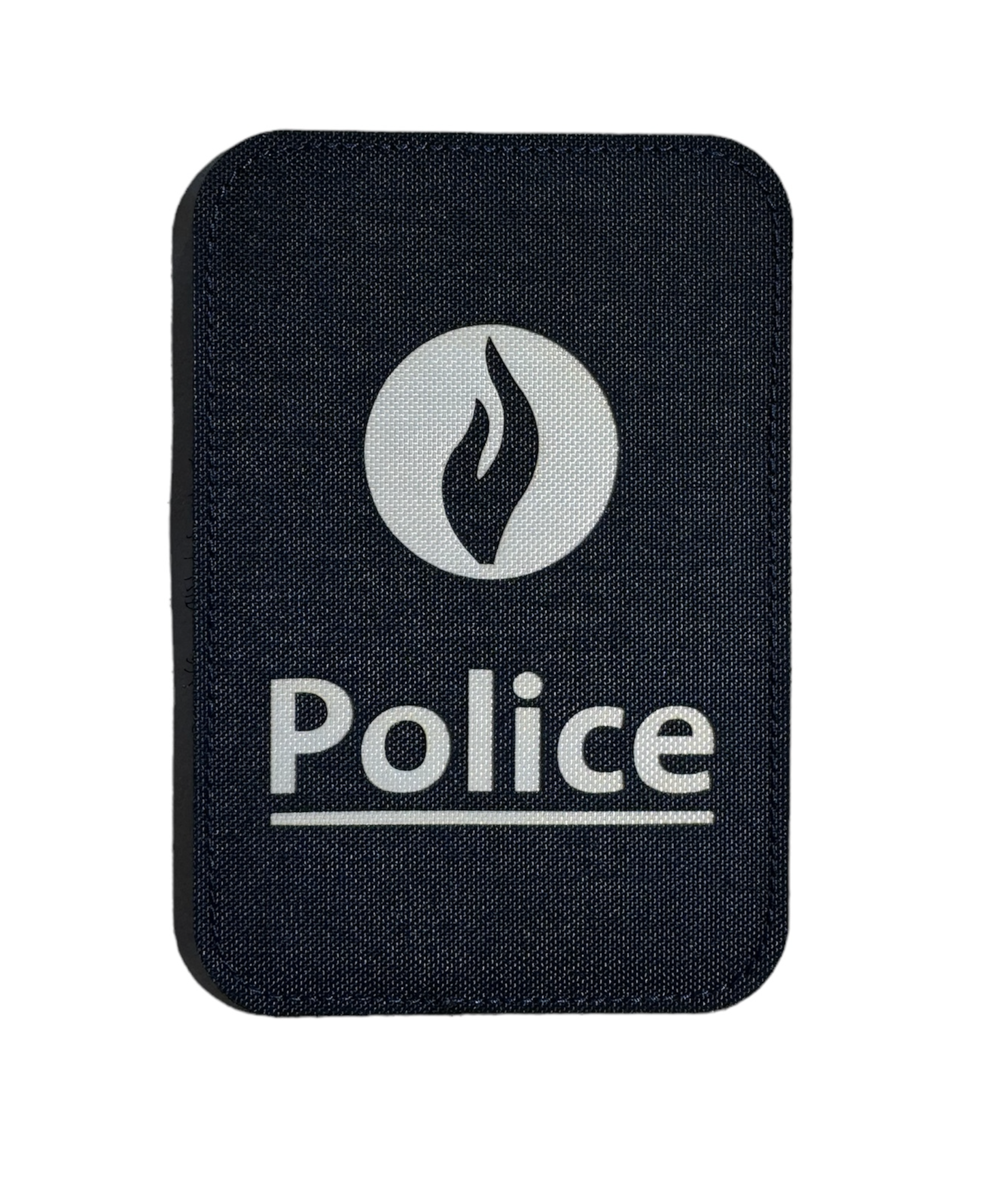 Police Patch  14x9cm (Navy Blue) (FR)