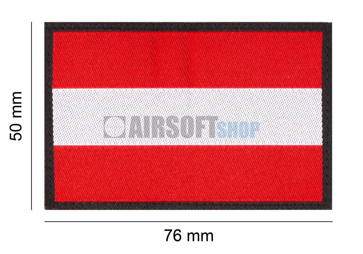 Austria Flag Patch (Color)