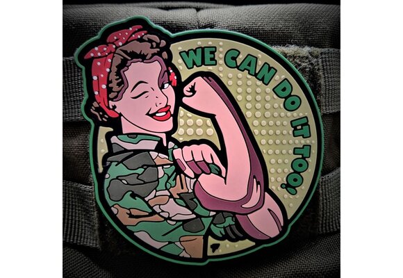 Army Girls PVC Patch