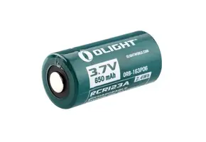 RCR123 Lithium 3.7V 650mAh Rechargeable Batterij